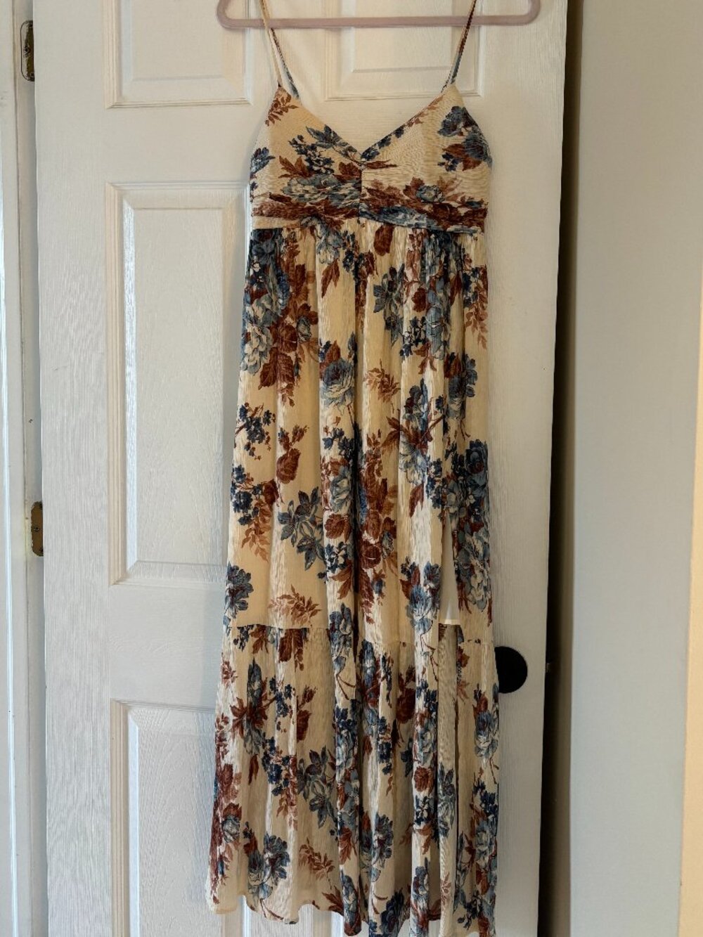 Abercrombie & Fitch Floral Chiffon Maxi Dress